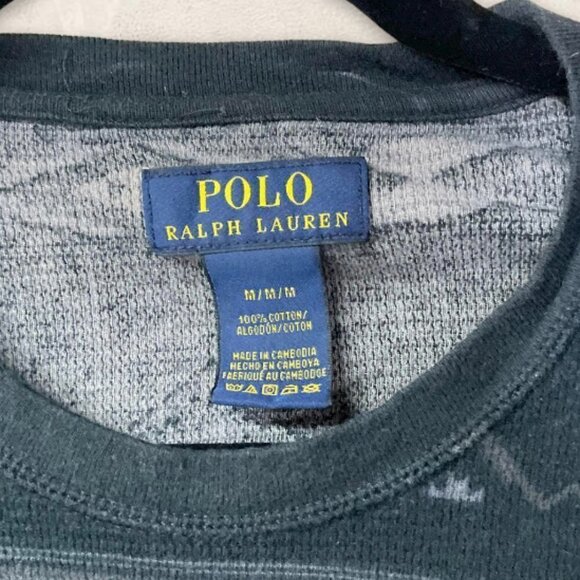 POLO Ralph Lauren Tribal Sweat Shirt Size M - Picture 2 of 4